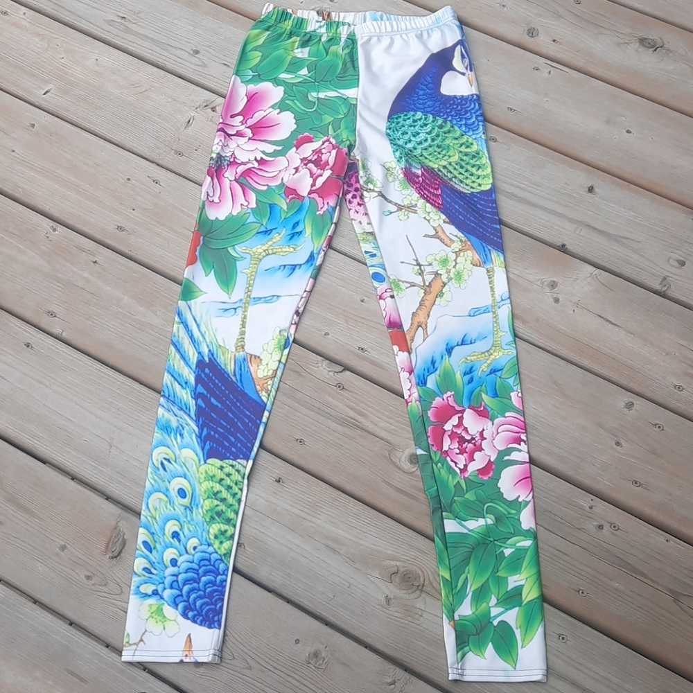 Peacock leggings